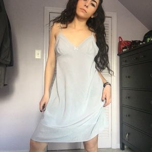 baby blue babydoll dress